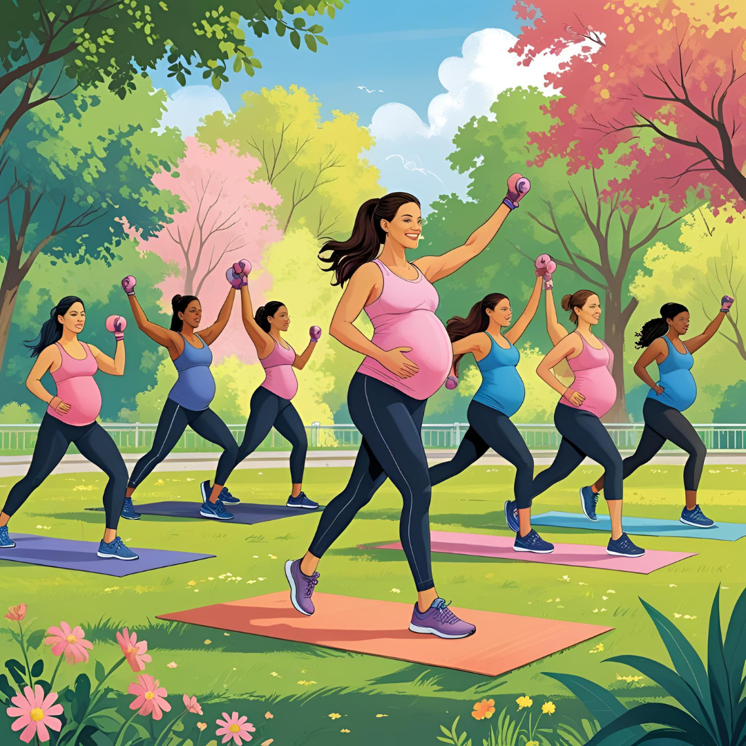 How to fit pregnant ''A Safe Fitness Guide for Pregnant Women''