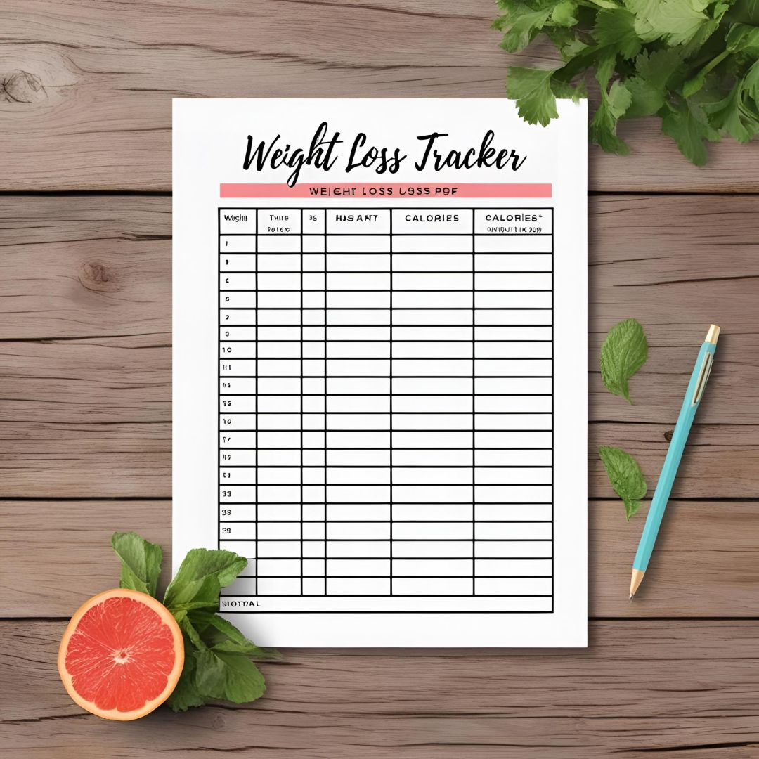 Weight Loss Tracker | Weight Loss PDF | Weight Tracker | Instant Download | Fitness Tracker | Calories Calculator